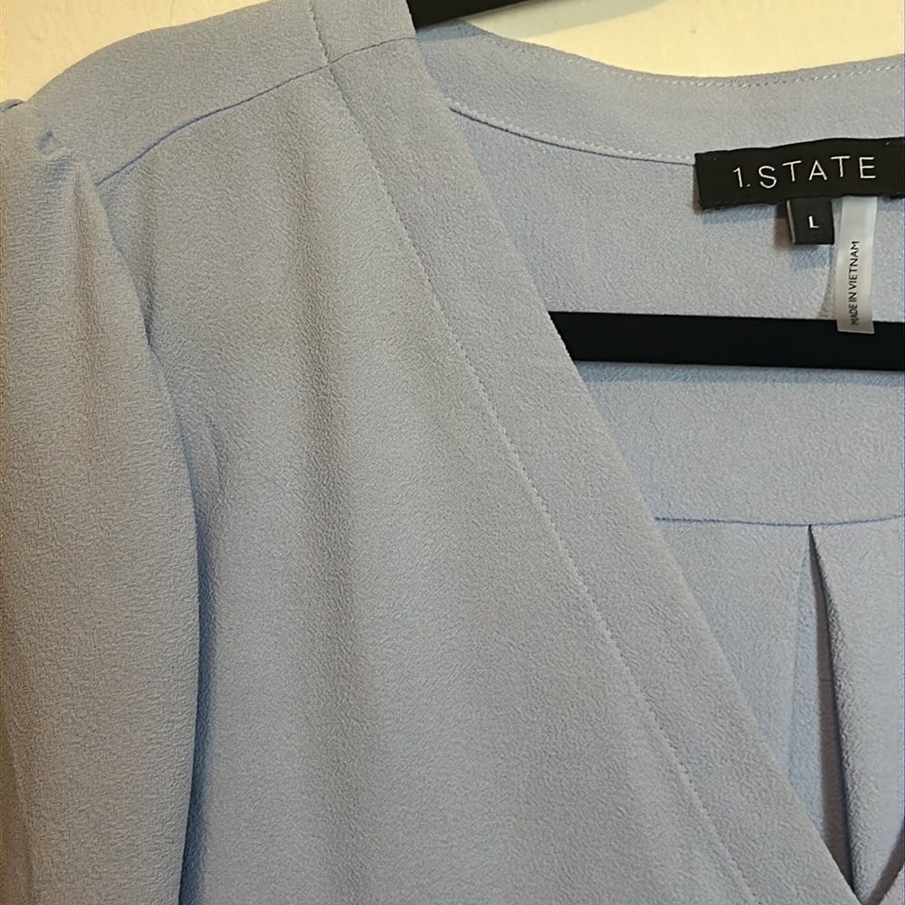 Revolve 1.State Periwinkle blouse - Picture 2 of 4